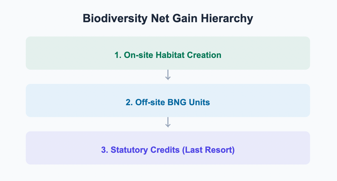 Bio Diversity Net Gain Hierarchy